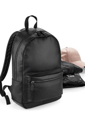 Faux Leather Fashion Backpack