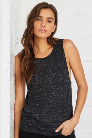 Women´s Flowy Scoop Muscle T-Shirt