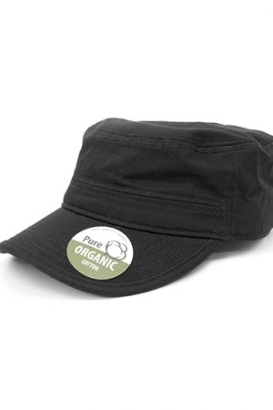 Organic Cotton Army Cap Washed