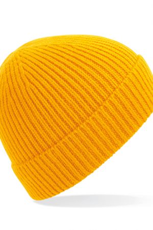 Engineered Knit Ribbed Beanie