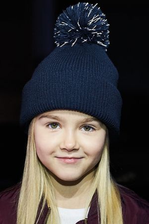 Junior Reflective Bobble Beanie