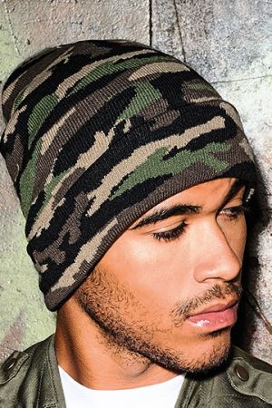 Camo Cuffed Beanie