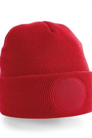 Circular Patch Beanie