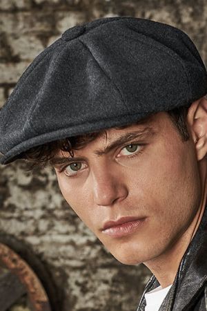 Melton Wool Baker Boy Cap