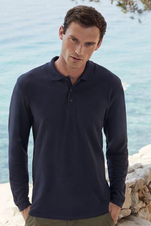 Premium Long Sleeve Polo