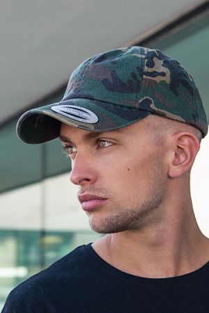 Low Profile Camo Washed Cap