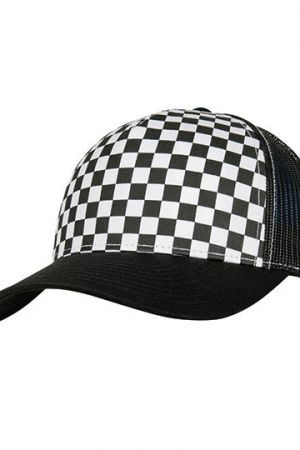 Checkerboard Retro Trucker