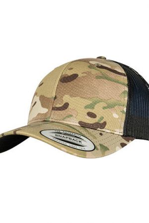 Retro Trucker Multicam Cap