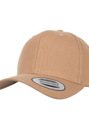 6-Panel Curved Metal Snap Cap