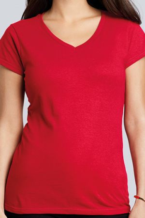 Softstyle® Women´s V-Neck T-Shirt