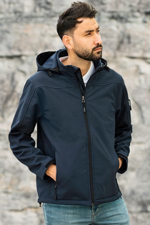 Men´s Hooded Soft-Shell Jacket