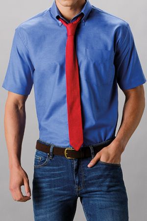 Men´s Classic Fit Workwear Oxford Shirt Short Sleeve