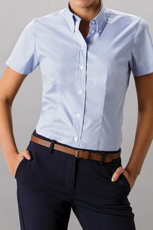 Women´s Tailored Fit Corporate Oxford Shirt Short Sleeve