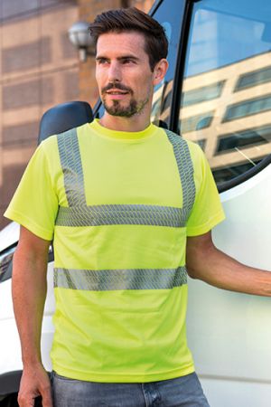 Hi-Vis Broken Reflective Premium T-Shirt Alhambra