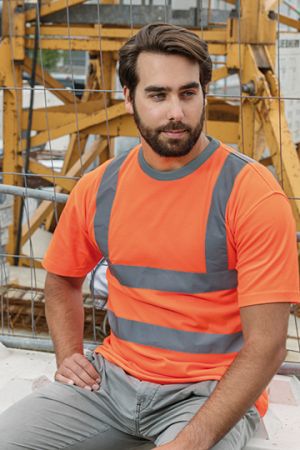 Heavy Duty Polycotton Hi-Vis T-Shirt Barcelona