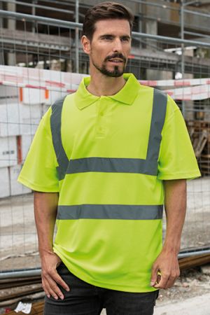 High-End Polycotton Hi-Vis Polo Shirt Cambridge