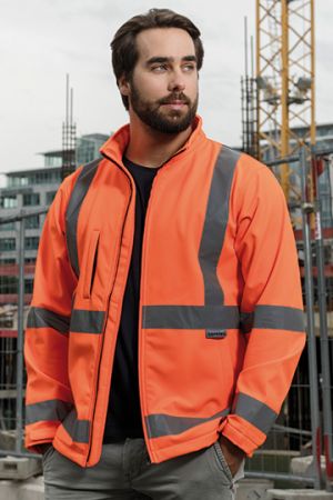 Hi-Vis Safety Softshell Jacket Turku