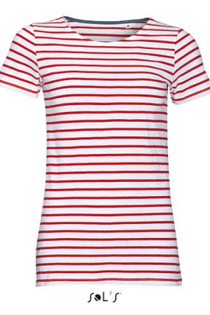 Women´s Round Neck Striped T-Shirt Miles