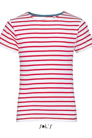 Kids´ Round Neck Striped T-Shirt Miles