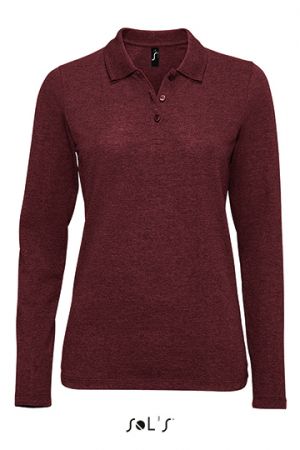 Women´s Long-Sleeve Piqué Polo Shirt Perfect