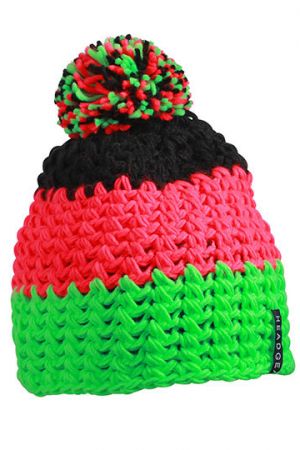 Crocheted Cap With Pompon