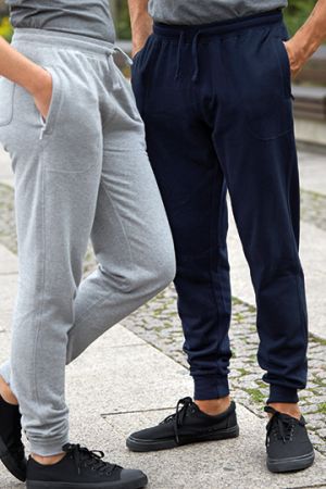 Sweatpants With Cuff And Zip Pocket