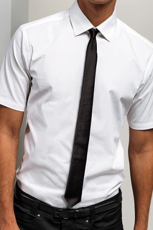 Men´s Stretch Fit Poplin Short Sleeve Cotton Shirt