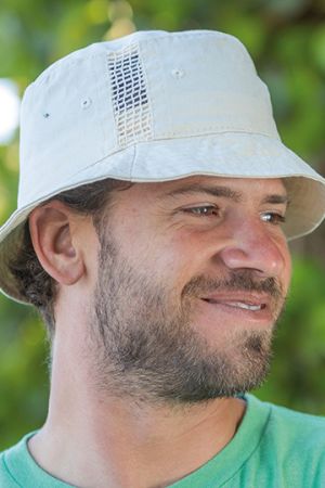 Deluxe Washed Cotton Bucket Hat With Side Mesh Panels