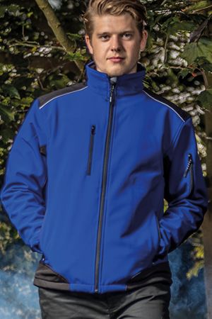 Ripstop Soft Shell Workwear Jacket With Cordura Panels