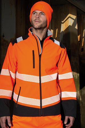 Printable Ripstop Safety Softshell Jacket