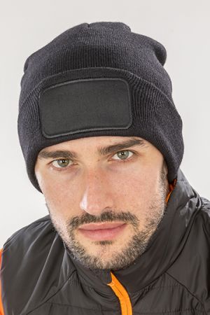 Recycled Double Knit Printers Beanie