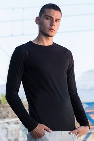 Men´s Feel Good Long Sleeved Stretch T