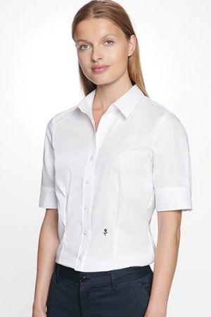 Women´s Blouse Slim Fit Short Sleeve