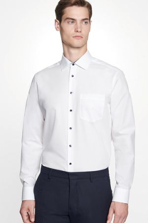 Men´s Shirt Poplin Regular Fit Long Sleeve