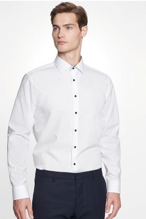 Men´s Shirt Poplin Shaped Fit Long Sleeve