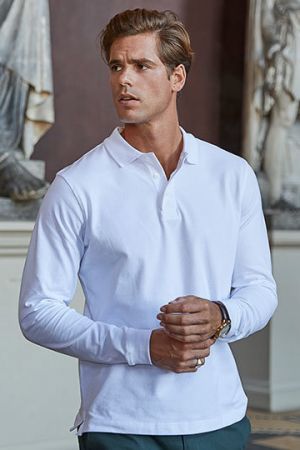 Men´s Luxury Stretch Long Sleeve Polo