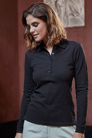 Women´s Luxury Stretch Long Sleeve Polo