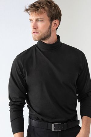 Roll-Neck Long-Sleeve Top