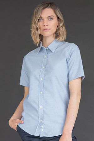 Ladies´ Classic Short Sleeved Oxford Shirt