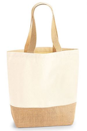 Jute Base Canvas Shopper