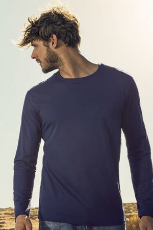 Men´s Roundneck T-Shirt Long Sleeve