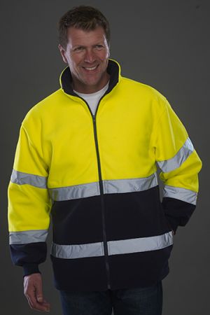 Hi-Vis 2 Bands 2-Tone Fleece Jacket