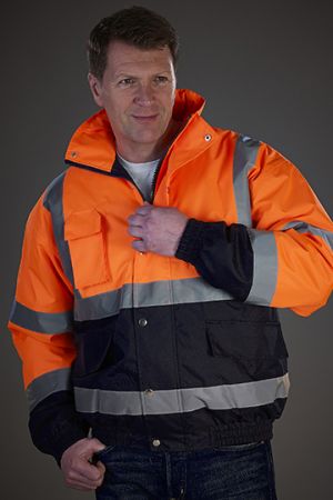 Hi-Vis Two-Tone Bomber Jacket