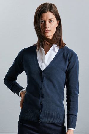 Ladies´ V-Neck Knitted Cardigan