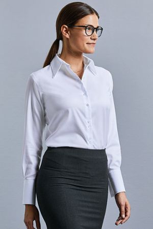 Ladies´ Long Sleeve Tailored Ultimate Non-Iron Shirt