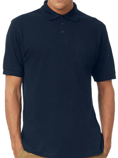 Unisex Polo Safran Pocket