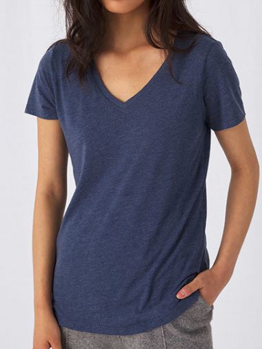 Women´s V-Neck Triblend T-Shirt