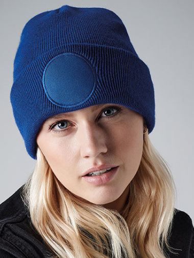 Circular Patch Beanie