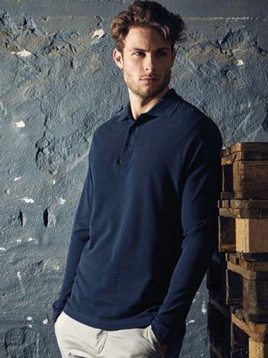 Men´s Heavy Polo Long Sleeve