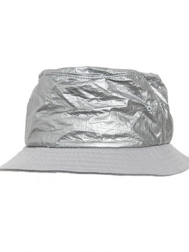 Crinkled Paper Bucket Hat